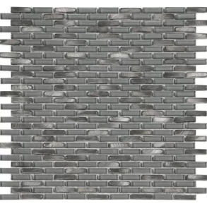 Silver Mini-Brick - glass tile